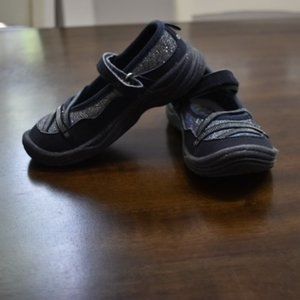 Blue Sparkle OshKosh Size 7 Baby Girls Spring Shoes